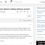 The Quora Website Has the Best Options Trading Advisory Service Advice