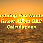 Everything You Wanted to Know About SAP Calculations