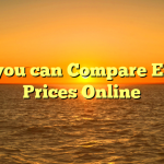 How you can Compare Energy Prices Online