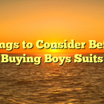 Things to Consider Before Buying Boys Suits